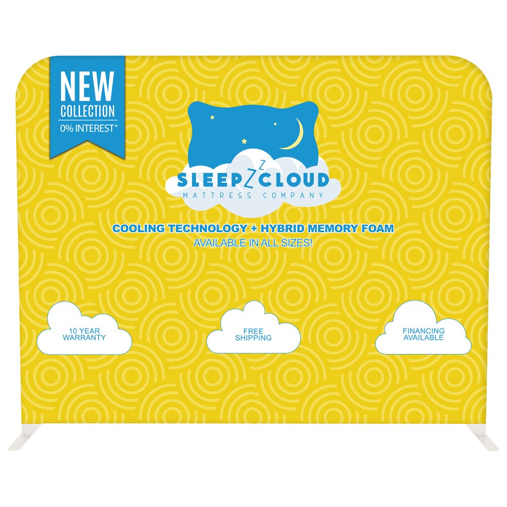 EZ Tube Cali Headboards — 37 in Double Sided Graphic Only